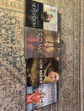 Lot Of 4 Drama/Historical Dramas Series  Dvds Rome; Orange Is; John Adams; Newsr